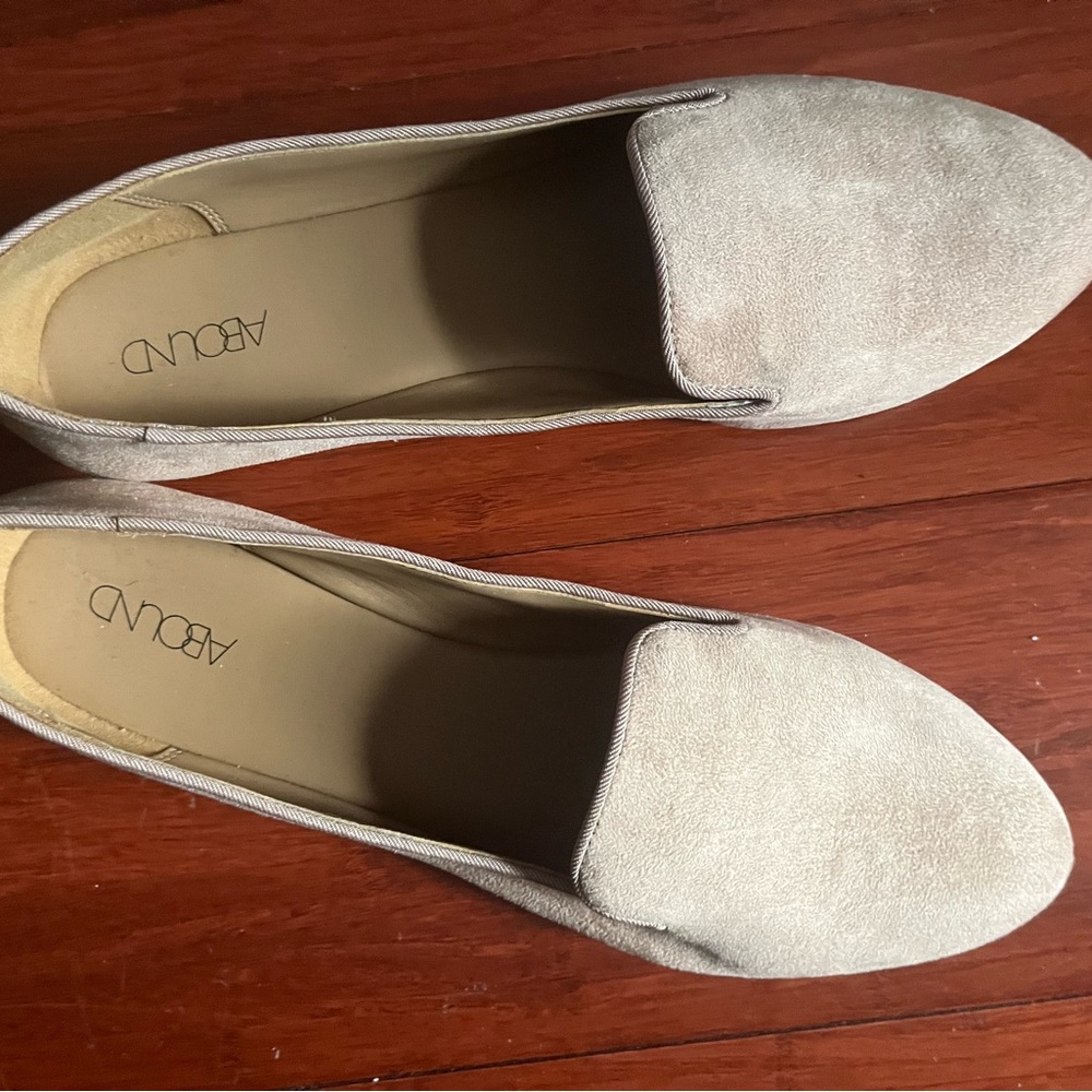 Abound Women's Elegant Cream/Pink Flats